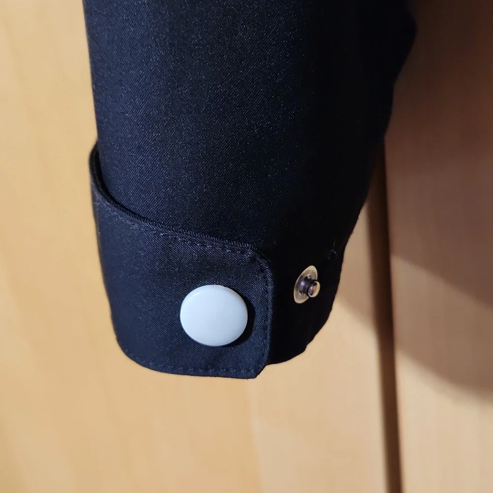 Zara Black Bomber Jacket - Picture 4 of 7